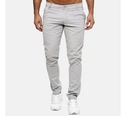 Elara Chinohose Slim Fit Grau/Hellgrau/Khaki