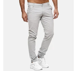 Elara Chinohose Slim Fit Grau/Hellgrau/Khaki