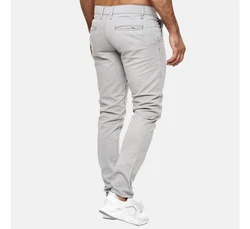 Elara Chinohose Slim Fit Grau/Hellgrau/Khaki