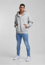 DEF Hoodie Zip Hoody Hellgrau/Grau