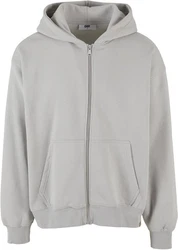 DEF Hoodie Zip Hoody Hellgrau/Grau