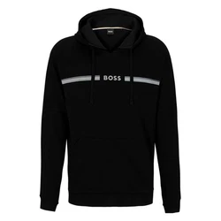 BOSS Kapuzensweatshirt Authentic Hoodie mit Signaturstreifen Braun/Schwarz/Rosa