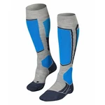 FALKE Skisocken SK2 Grau/Hellblau/Blau/Dunkelblau