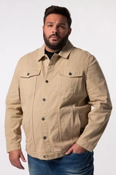 Men Plus Funktionsjacke Jeansjacke (Men+) denim