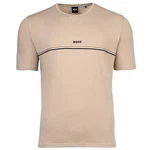 BOSS Herren T-Shirt Unique T-Shirt Beige