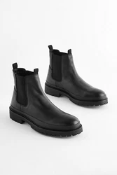 Next Chelsea-Stiefelette mit rutschfester Sohle Chelseaboots Schwarz