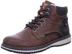 TOM TAILOR Winterboots TEX Schnürstiefel Braun/Dunkelbraun/Beige
