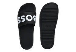 BOSS Badepantolette Aryeh Slid Schwarz/Braun/Beige