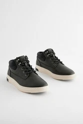 Next Flacher Sport-Boot Schnürstiefelette Dunkelgrün/Grün/Schwarz