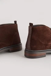 Next Velourslederstiefel Braun/Dunkelbraun