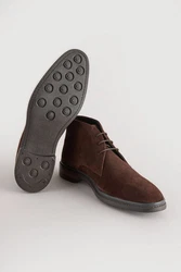 Next Velourslederstiefel Braun/Dunkelbraun