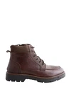 Next Apron Lederstiefel Schnürstiefelette Braun/Dunkelbraun/Dunkelrot/Rot