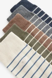 Next Bandeau-Bikini-Top Kurzsocken Gemusterte Socken im 5er-Pack 