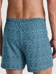 Calida Prints Herren Shorts Blau/Türkis
