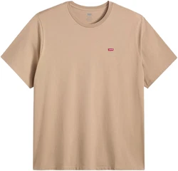 Levi's Big & Tall Shirt 'Original Housemark Tee' Khaki/Beige/Braun