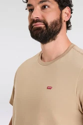 Levi's Big & Tall Shirt 'Original Housemark Tee' Khaki/Beige/Braun