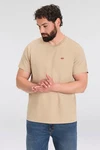 Levi's Big & Tall Shirt 'Original Housemark Tee' Khaki/Beige/Braun