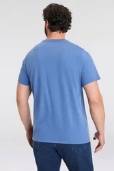 Levi's Big & Tall Shirt 'Original Housemark Tee' Blau/Hellblau