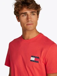Tommy Jeans T-Shirt 'ESSENTIAL' Rot