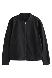 Next Bomberjacke Blouson Schwarz/Dunkelgrau