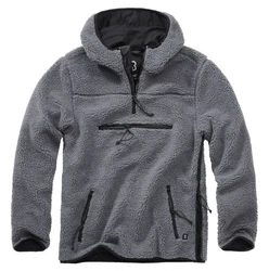 Brandit Teddyfleece Worker Pullover Dunkelgrau/Hellgrau/Grau/Schwarz/Dunkelblau