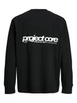 Jack & Jones Longsleeve JCOUNION TEE LS CREW NECK Schwarz/Braun/Orange