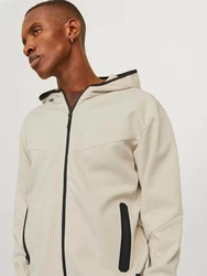 Jack & Jones Sweatshirt/Sweatjacke creme