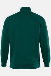 JP1880 Fleecejacke Sweatjacke Fitness Stehkragen Dunkelgrün
