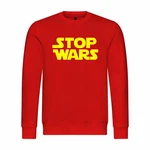 deinshirt Rundhalspullover Herren Pullover Stop Wars Mit Print Motiv Rot/Orange/Dunkelrot/Gelb/Grün