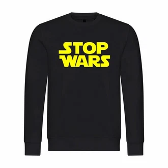 deinshirt Rundhalspullover Herren Pullover Stop Wars Mit Print Motiv deinshirt Rundhalspullover Herren Pullover Stop Wars Mit Print Motiv
