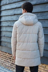 Next Steppmantel Donegal-Puffer-Steppmantel Khaki/Beige/Braun