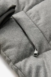 Next Steppmantel Donegal-Puffer-Steppmantel Hellgrau/Grau/Dunkelgrau