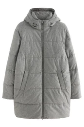 Steppmantel Donegal-Puffer-Steppmantel aus Wollmischung (1-tlg)
