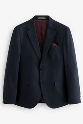 Next Baukastensakko Slim Fit Anzugsakko Hellblau/Dunkelblau/Blau