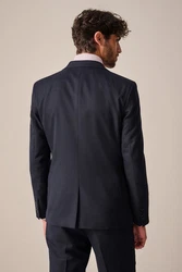 Next Baukastensakko Slim Fit Anzugsakko Hellblau/Dunkelblau/Blau