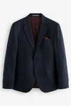 Next Baukastensakko Slim Fit Anzugsakko Hellblau/Dunkelblau/Blau
