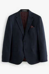 Next Baukastensakko Slim Fit Anzugsakko Hellblau/Dunkelblau/Blau