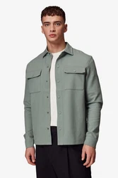Next Hemdjacke aus Jersey Grün/Hellgrün/Hellgrau/Dunkelgrün/Hellblau