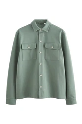 Next Hemdjacke aus Jersey Grün/Hellgrün/Hellgrau/Dunkelgrün/Hellblau