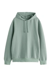 Next Kapuzensweatshirt Premium Hoodie mit Struktur Hellblau/Grün/Türkis/Hellgrün
