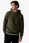Next Kapuzensweatshirt Premium Hoodie mit Struktur Dunkelgrün