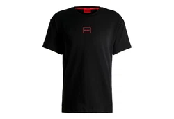 HUGO T-Shirt Laze Lazer T-Shirt Schwarz/Rot
