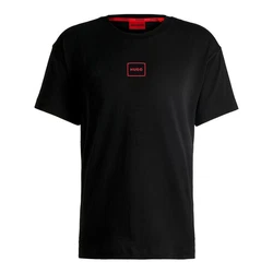 HUGO T-Shirt Laze Lazer T-Shirt Schwarz/Rot