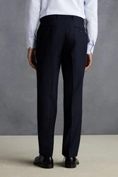 Next Stoffhose Signature Slim Fit Motion Flex-Bund Dunkelblau/Hellblau/Blau