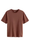 Next Essential T-Shirt mit Rundhalsausschnitt Braun/Rot/Dunkelbraun/Orange