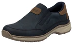 Rieker Slipper Slip-on-Sneaker Freizeitschuh Halbschuh Blau/Dunkelblau/Hellblau