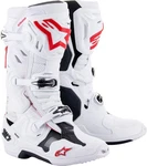 Alpinestars Tech 10 Supervented Motocross Stiefel Weiß/Rot