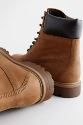 Next Lederstiefel zum Schnüren (1-tlg) 