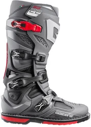 Gaerne SG-22 Motocross Stiefel Grau/Rot/Dunkelgrau