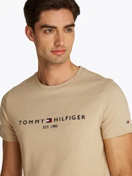 TOMMY HILFIGER T-Shirt Khaki/Beige/Braun/Gelb